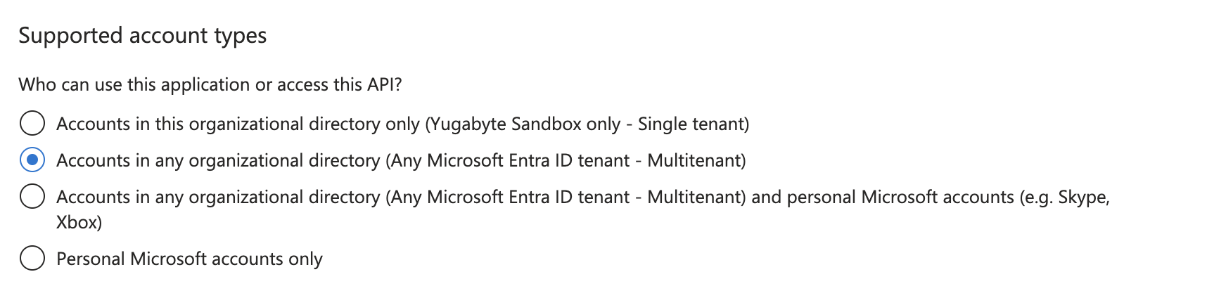 Azure account types Azure account types