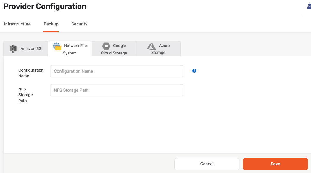 NFS Configuration NFS Configuration