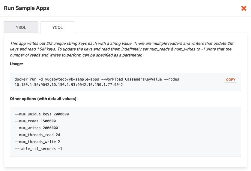 Run sample apps Run sample apps